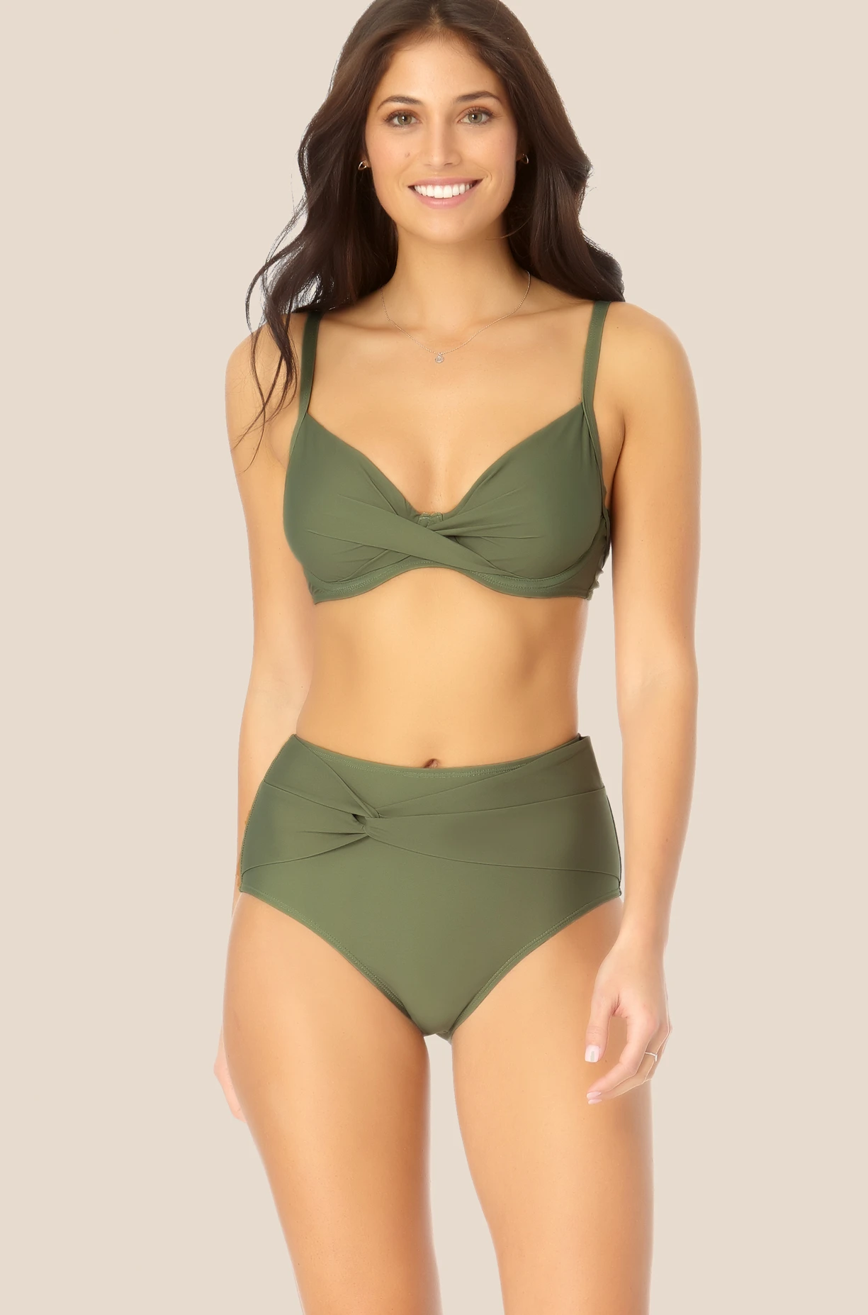 Image of Catalina - Twist Front Underwire Bikini Top