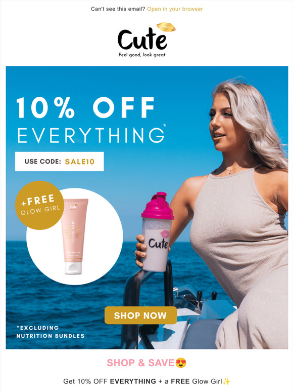 Get 10% OFF everything