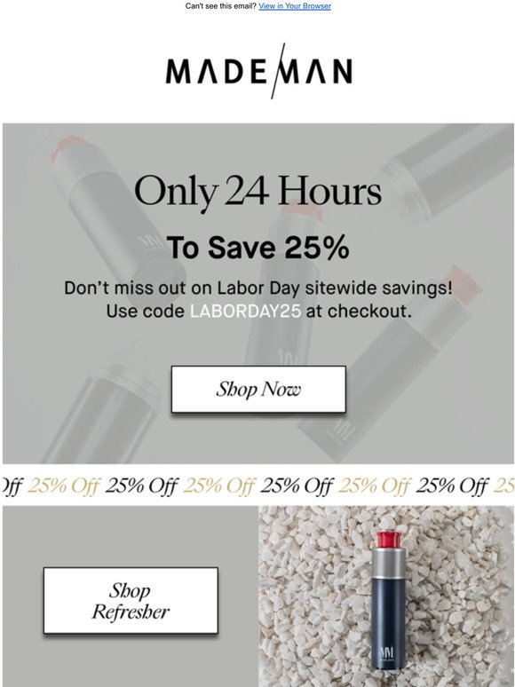 Only 24 Hours to Save!