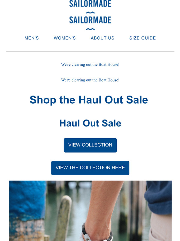 Up to 60% OFF Sailormade ends tomorrow!