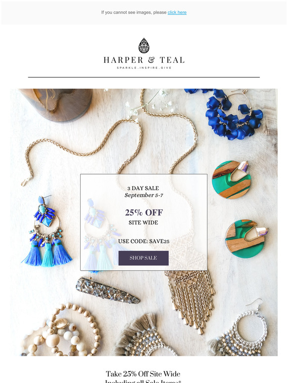 3 Day Sale - 25% Off Site Wide