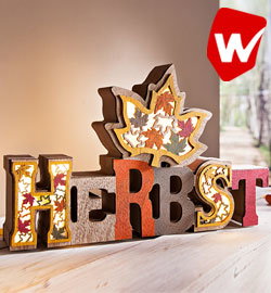 LED-Schriftzug "Herbst"