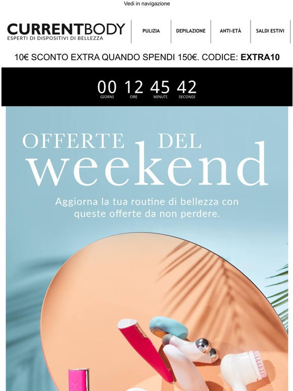 Offerte del weekend! Fino al -65%
