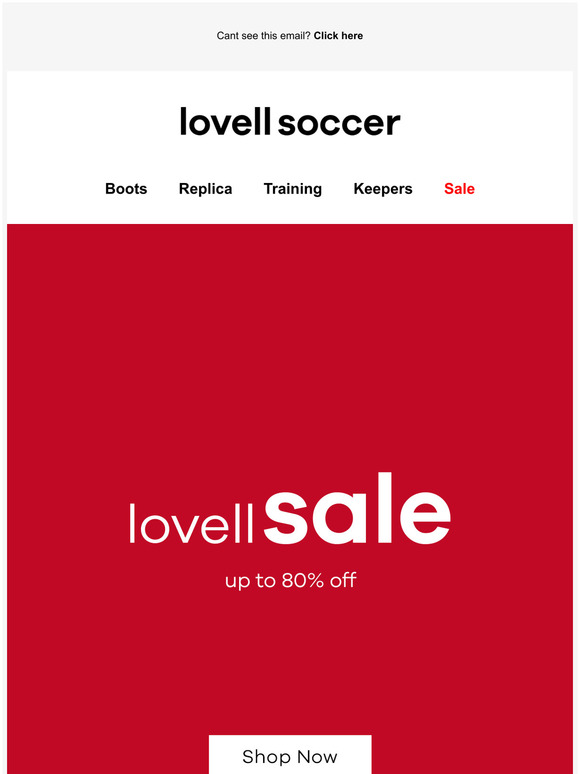 lovellsoccer sale