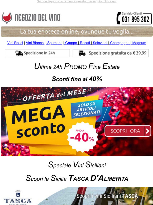 Negoziodelvino - PROMO & Specialie Vini Siciliani!! 300 Vini diversi tra loro!!