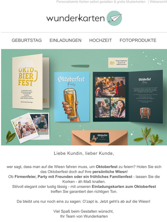 , Ozapt is: Ihr persnliches Oktoberfest!