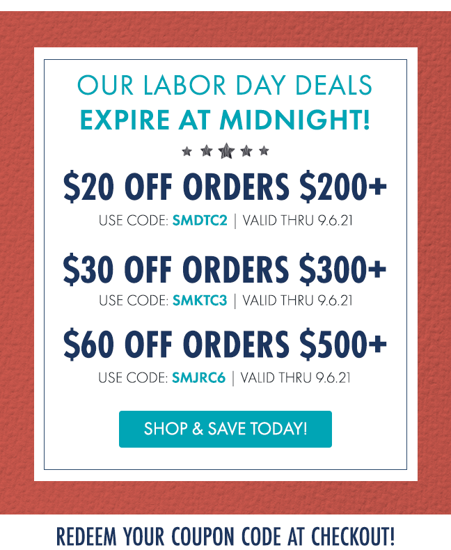 Displays2go Expiring Tonight Your Labor Day Coupon Codes! Milled