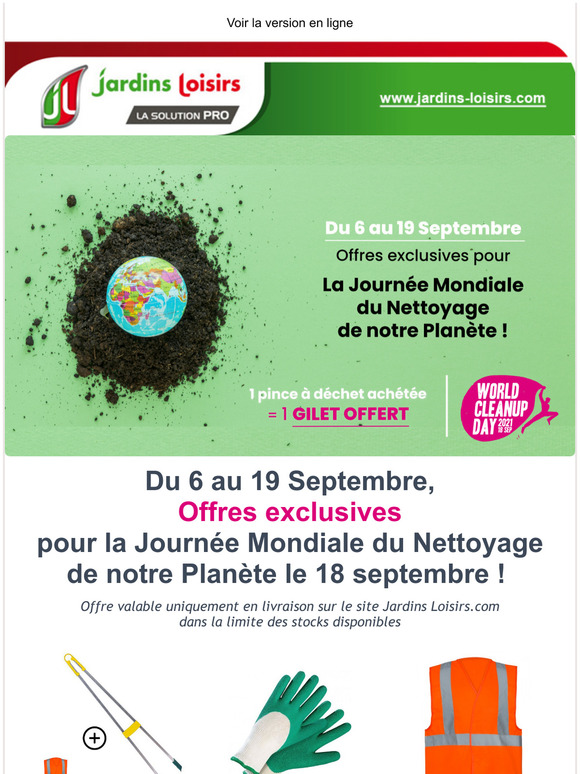 Prparons ensemble la Journe mondiale du nettoyage de notre plante