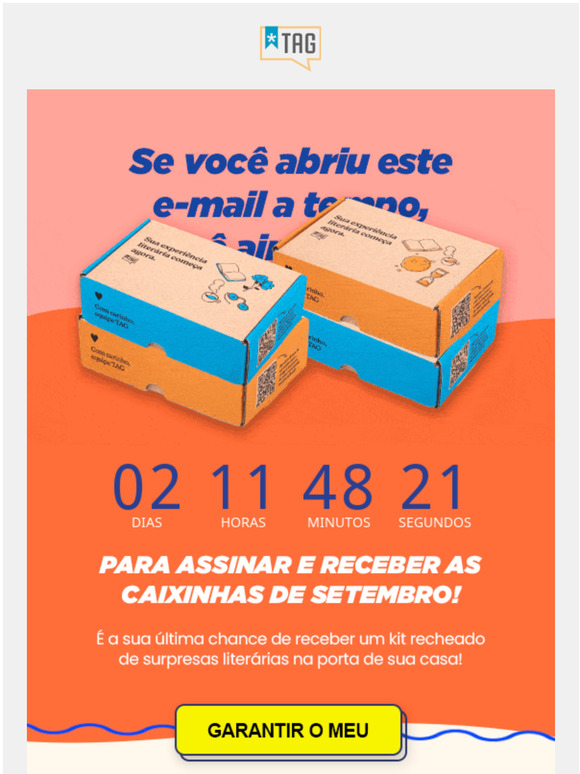 [ltimos dias]  Posso confirmar a sua inscrio?