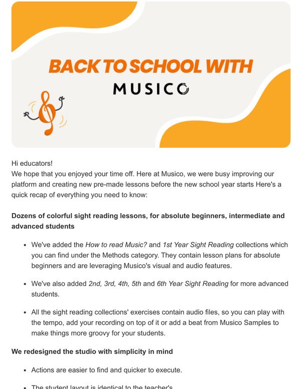 Exciting new features and plenty of beginner content for the new school year