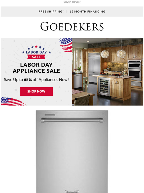 Labor Day is Here! Exclusive Deals on Appliances & Furniture!