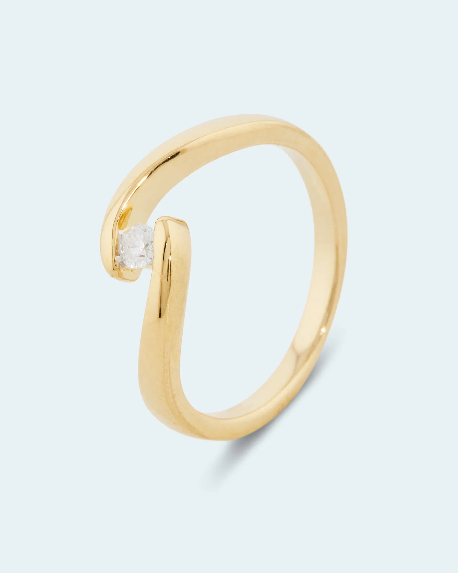 Brillantring 0,08 ct