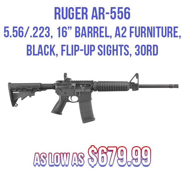 Ruger AR-556 available at Impact Guns!