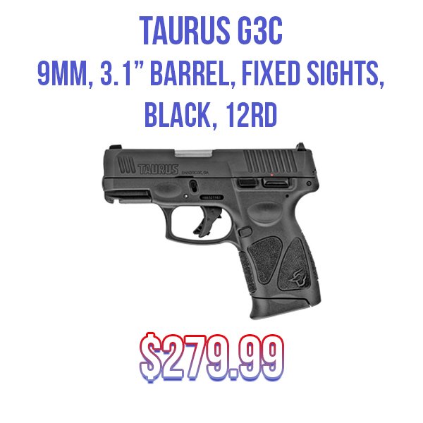 Taurus G3C available at Impact Guns!