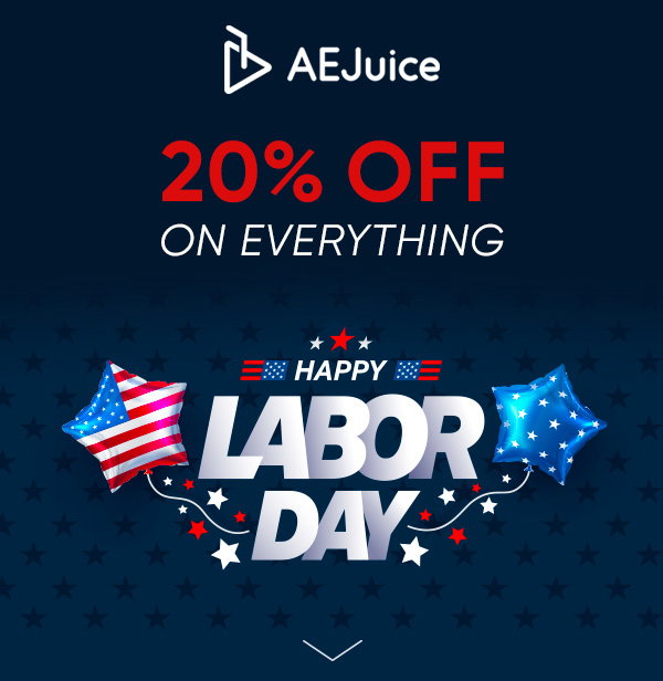 20% OFF Happy labor day