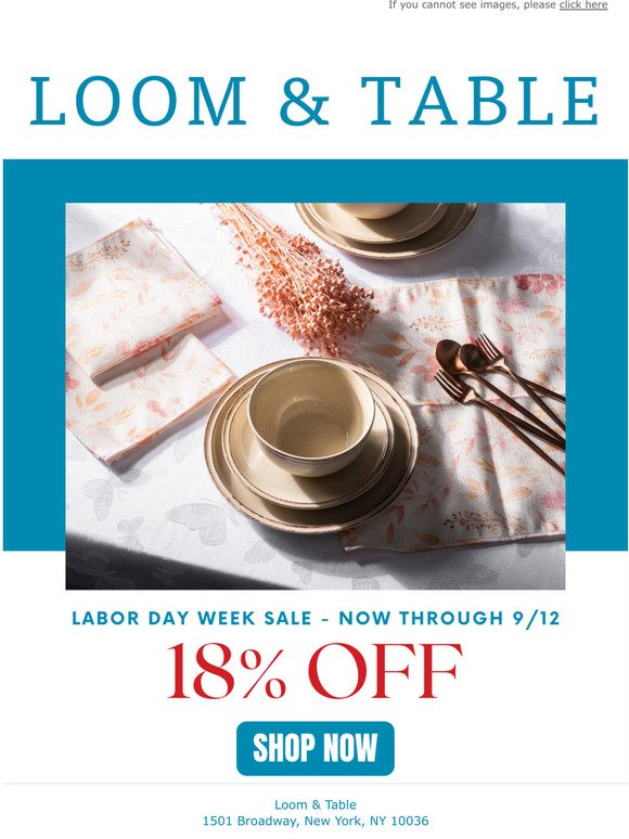  Labor Day Week Sale  