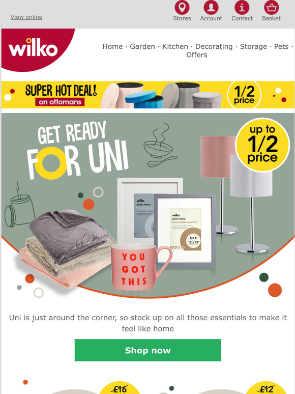 DEALS on student essentials! Milled