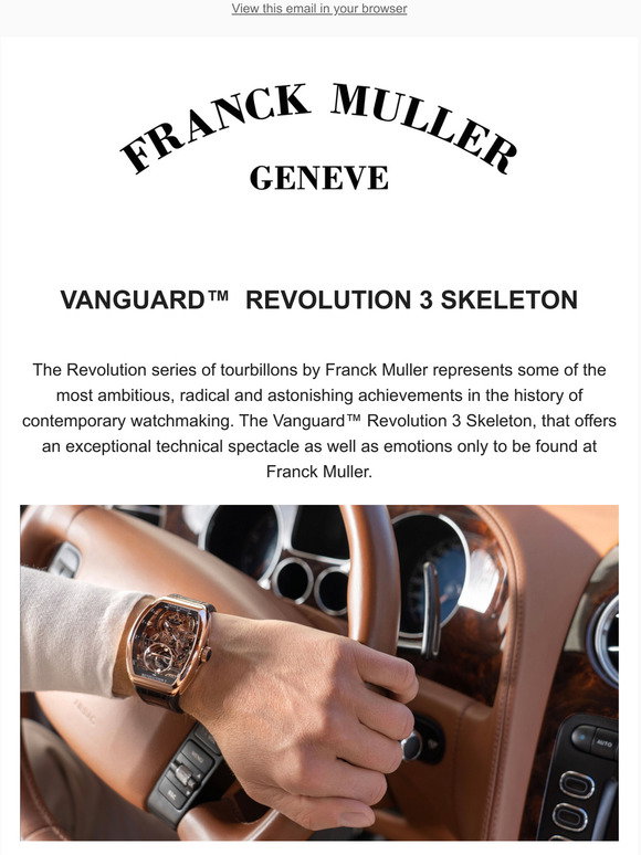 Vanguard Revolution 3 Skeleton - Franck Muller