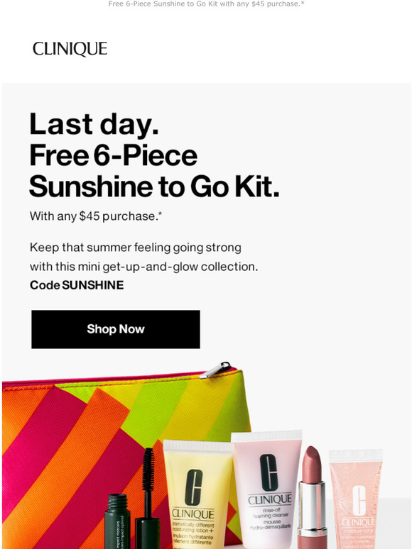 Clinique Email Newsletters Shop Sales, Discounts, and Coupon Codes