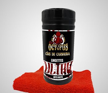 Lingettes Red Octopus