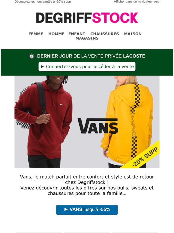 Vente privée lacoste outlet homme