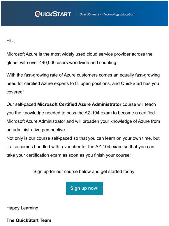 New Course Alert: Become a Certified Azure Administrator!