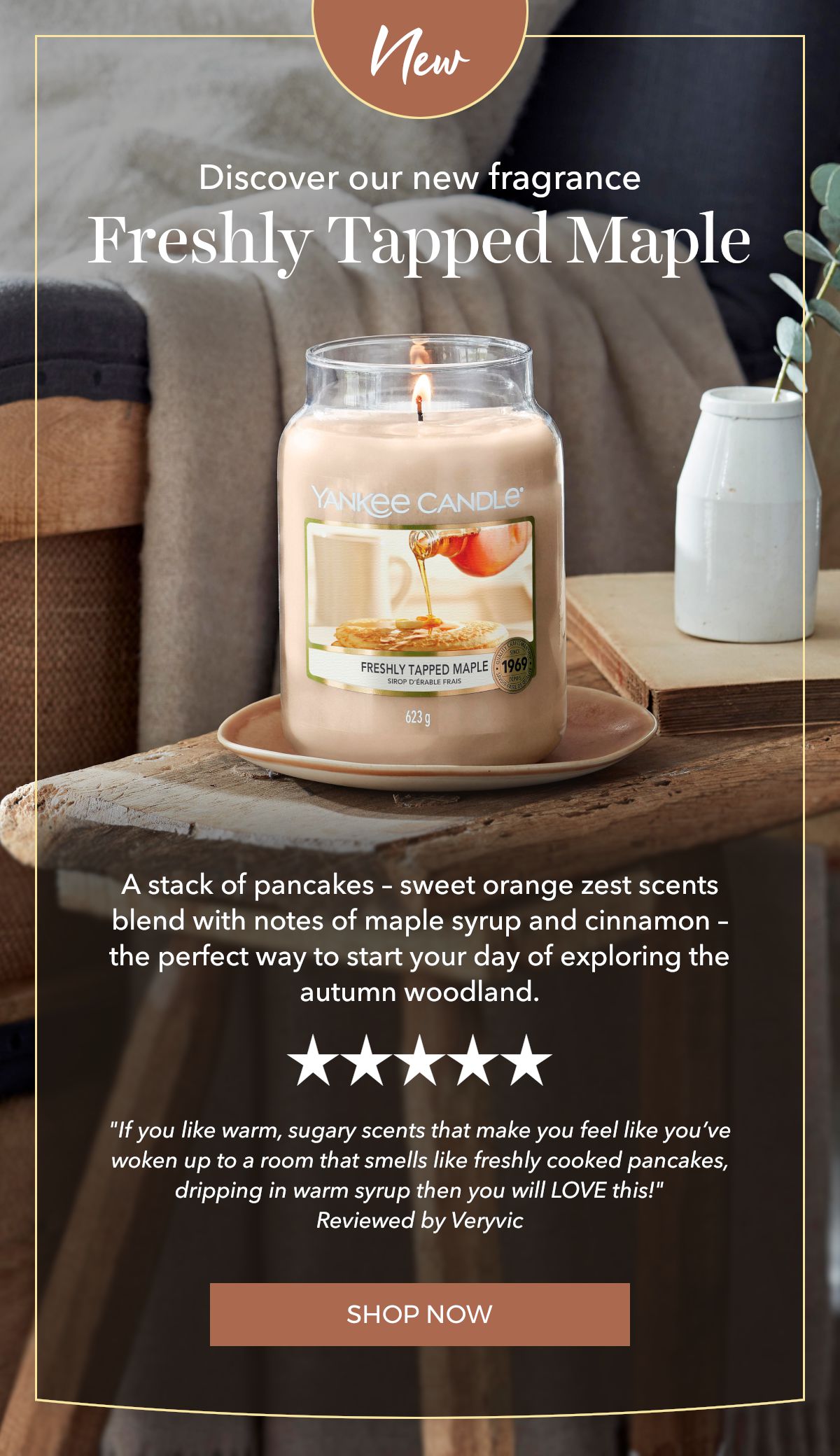 yankeecandle Introducing the Sweet Scents of Freshly Tapped Maple Milled