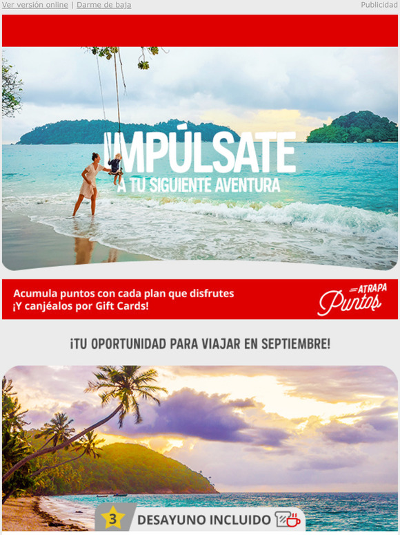 Este mes si viajas! 6 das desde $601.000  Hotel 5 + desayuno