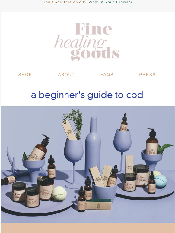 A beginner's guide to CBD