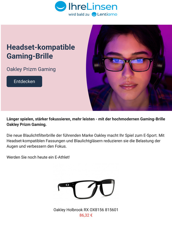 NEU: Headset-kompatible Gaming-Brille