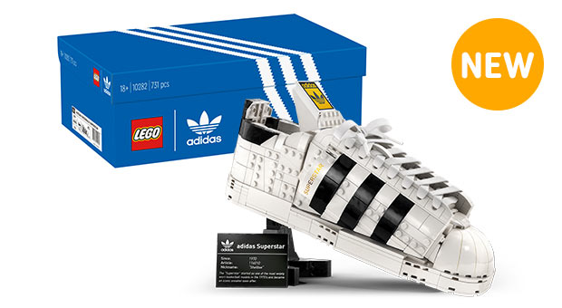 LEGO 10282 adidas Originals Superstar Set for Adults