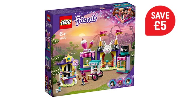 LEGO 41687 Friends Magical Funfair Stalls Fairground Playset