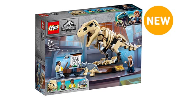 LEGO 76940 Jurassic World T.rex Dinosaur Fossil Toy Set