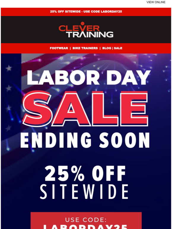 25% off everything sale ENDS TODAY