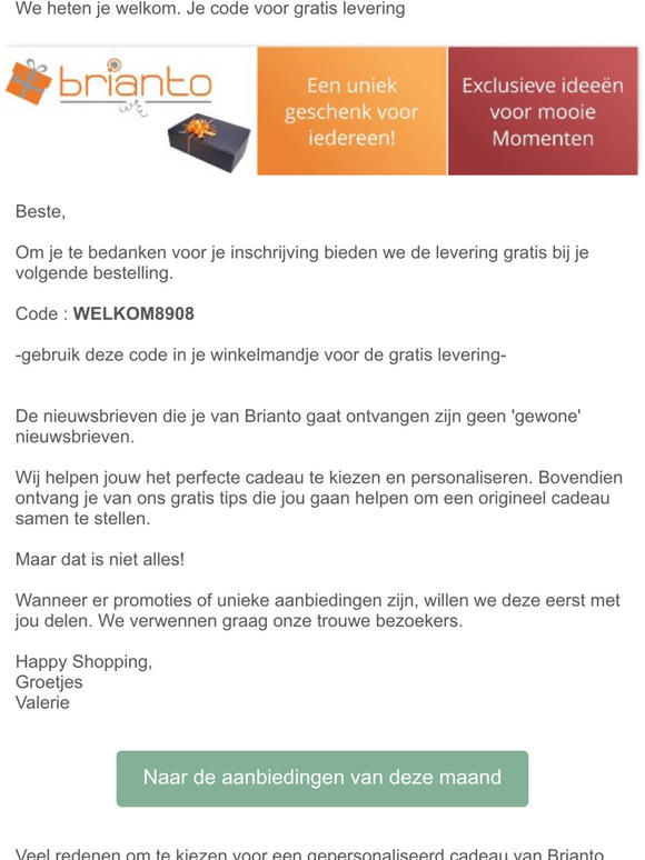 Welkom , Brianto heeft vanalles voor jou in petto.