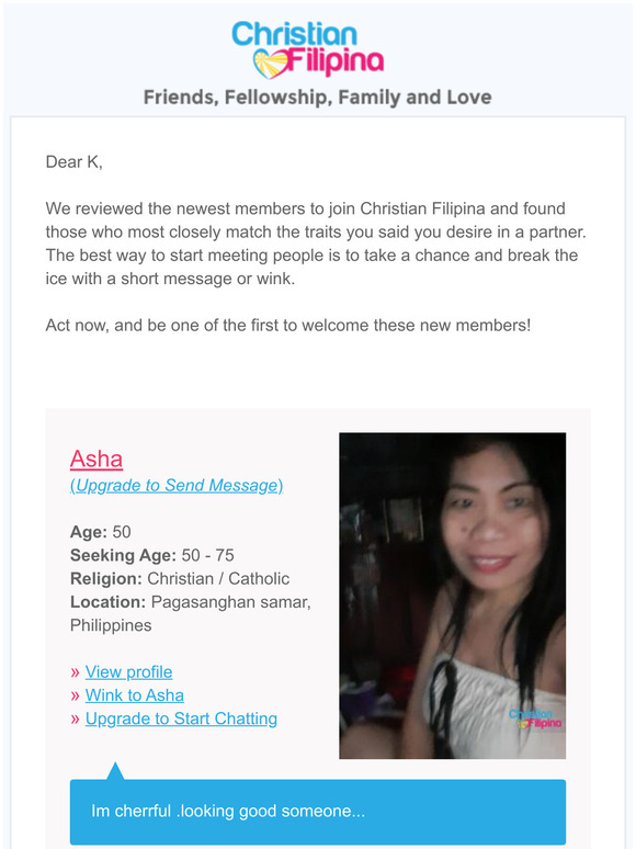 christianfilipina.com: K, Your Newest Matches From christianfilipina.com: K, Your Newest Matches From
