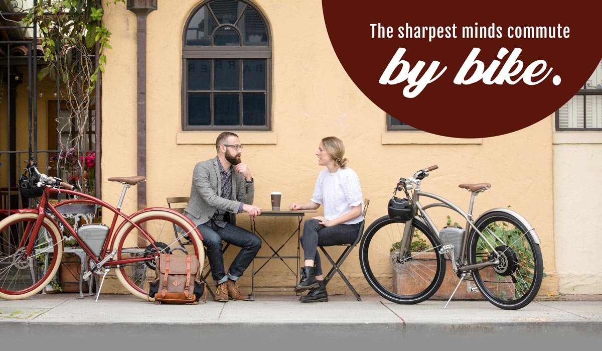 The sharpest minds commute by bike.