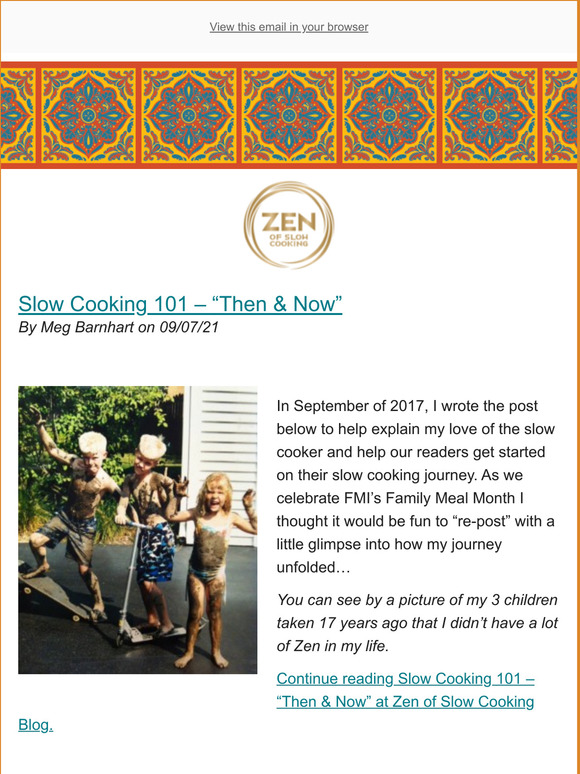 Slow Cooking 101  Then & Now - New Post from Zen of Slow Cooking Blog