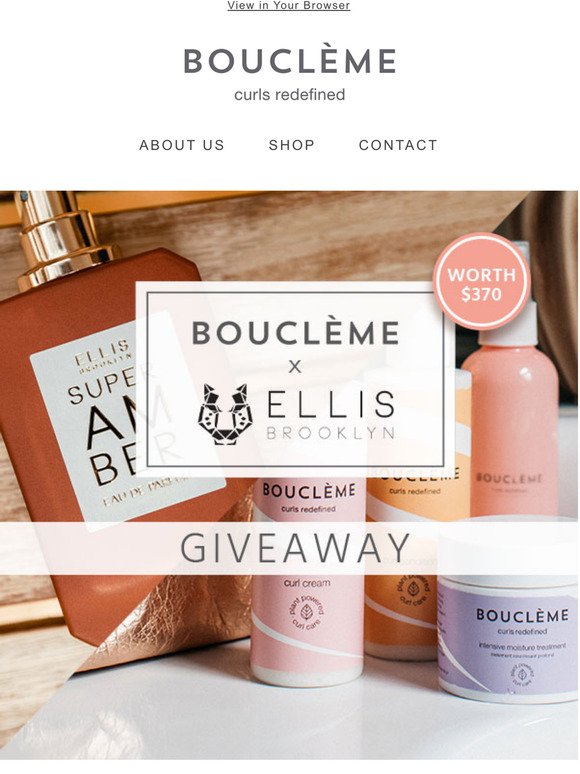 Giveaway | Win gifts from Bouclme and Ellis Brooklyn worth $370