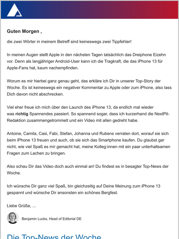 Das Dreiphone Eizehn kommt!