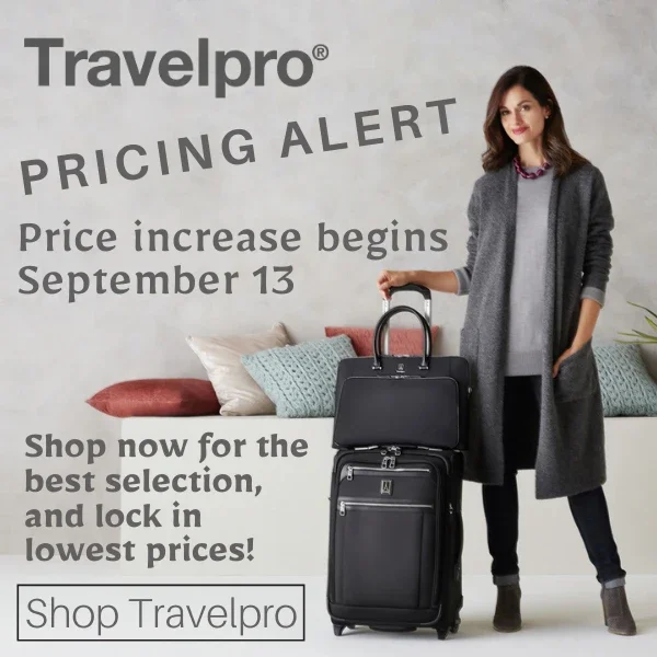 Travelpro Price Increase Alert