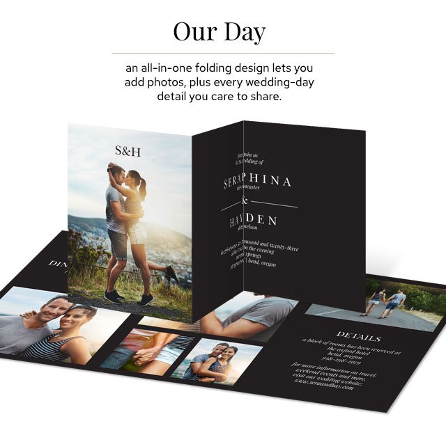 Our Day - Trifold Invitation