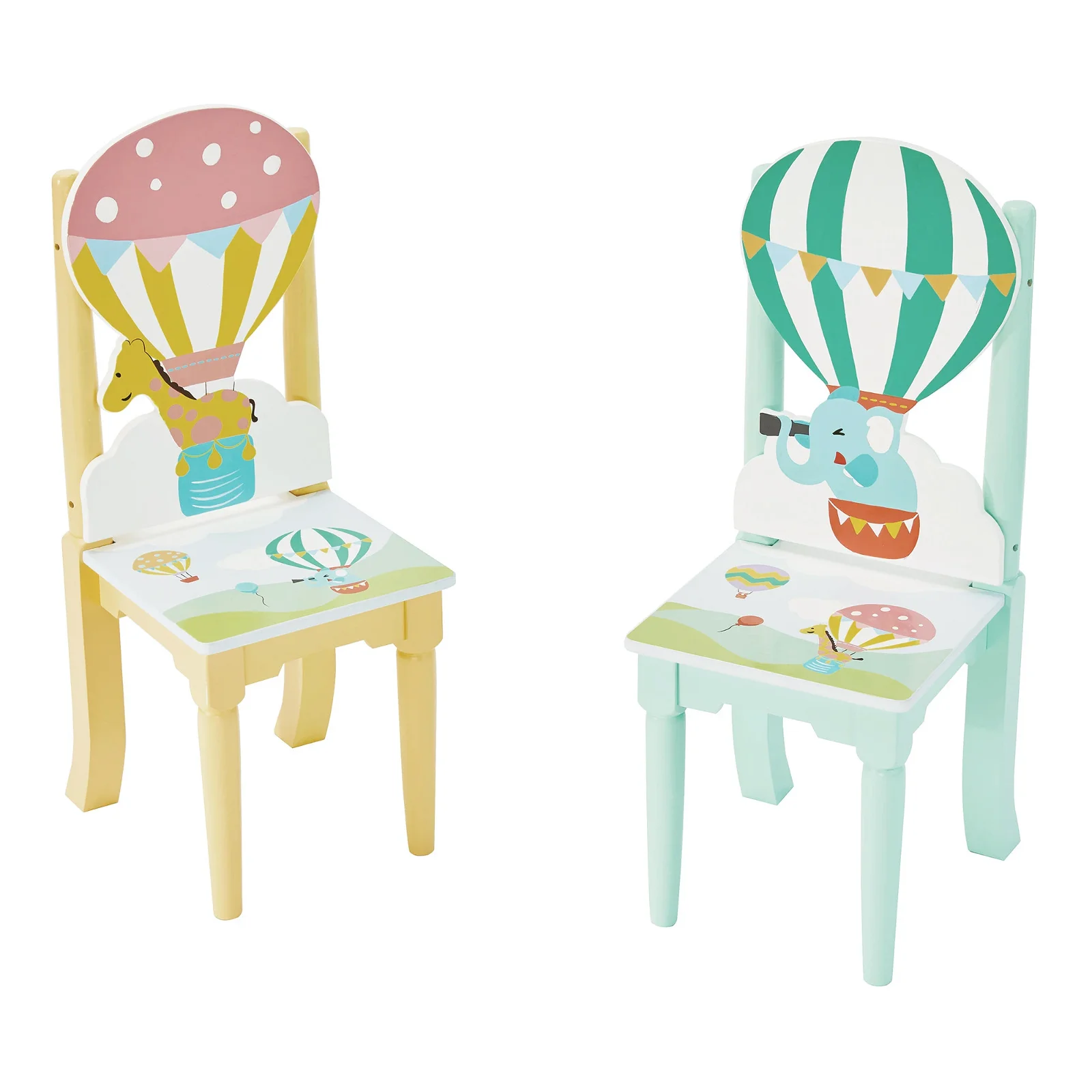 Image of Hot Air Balloons Set of 2 Chairs