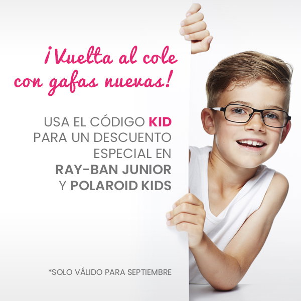 VISUAL CLICK: : Esta vuelta al cole tienes un descuento especial en Ray-Ban  Junior y Polaroid Kids, aprovchalo! | Milled