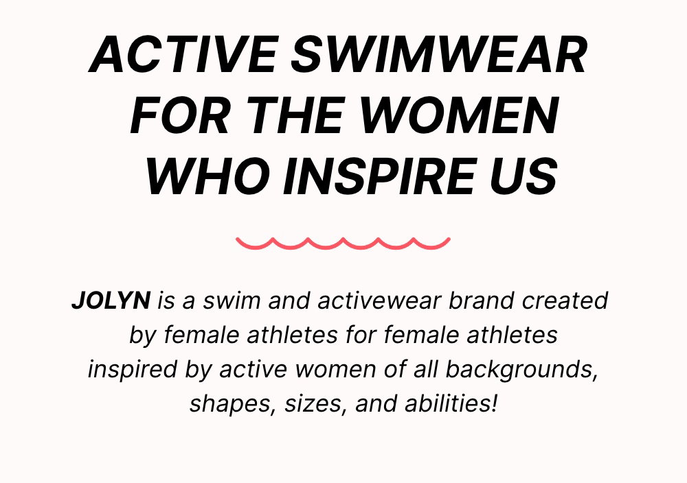 Active swimwear for the women who inspire us