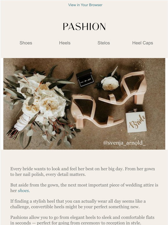 Pashion Footwear Say I Do To The Perfect Shoe Milled