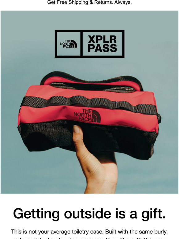 The North Face XPLR Pass exclusive get a free gift on orders over 125 Milled