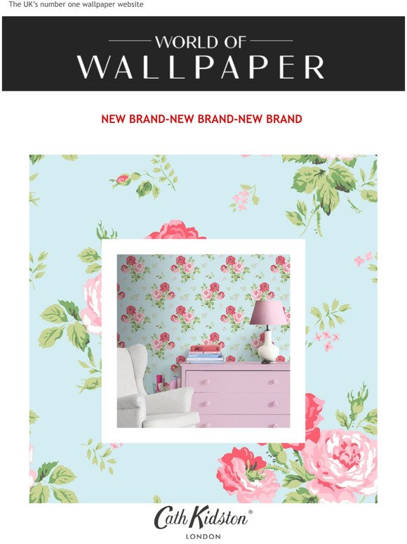 New Brand Alert! Cath Kidston wallpapers at World of Wallpaper