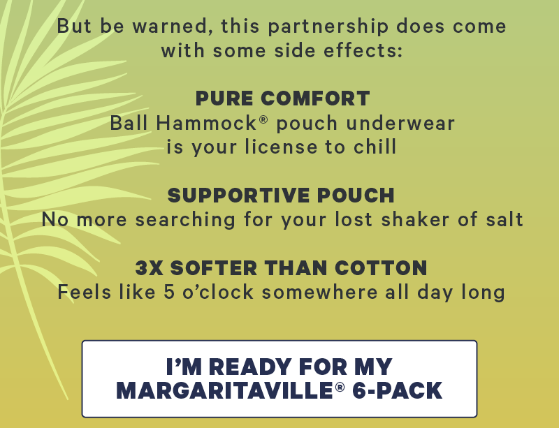 Shinesty: Introducing Margaritaville x Shinesty Ball Hammock underwear
