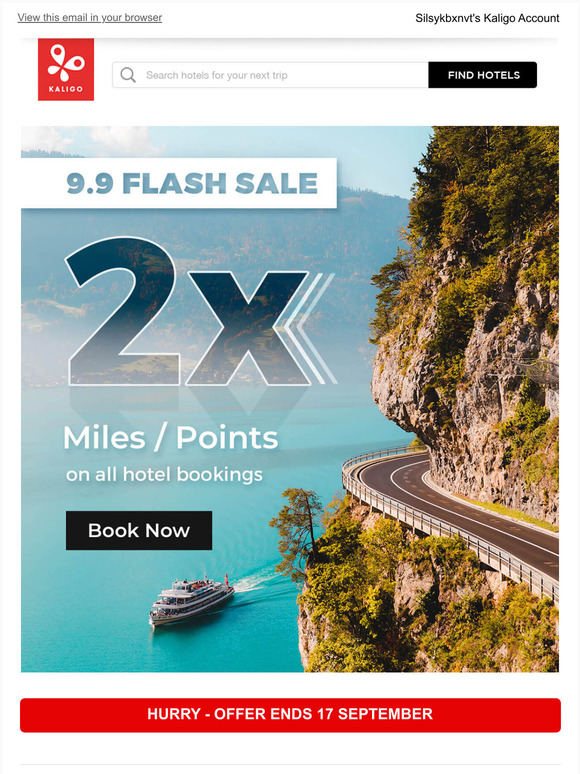 -Flash Sale is here! Uncover AMAZING deals & book your next hotel stay